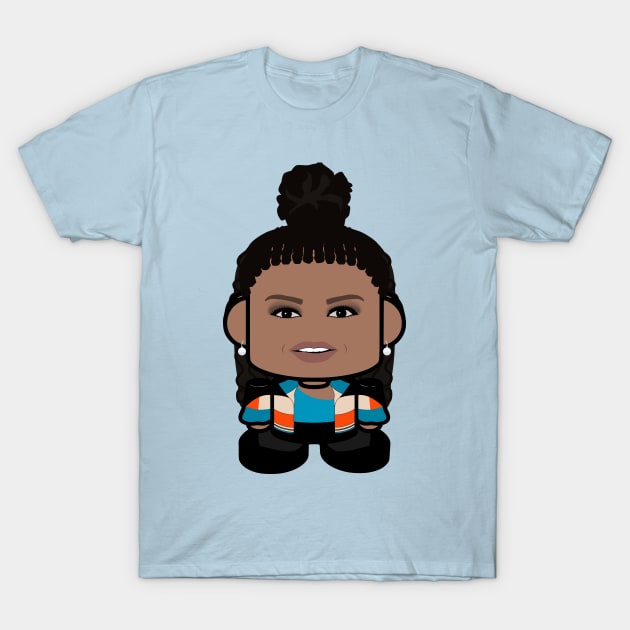 Mrs. Obamabot POLITICO'BOT Toy Robot (Top Knot) T-Shirt by Village Values